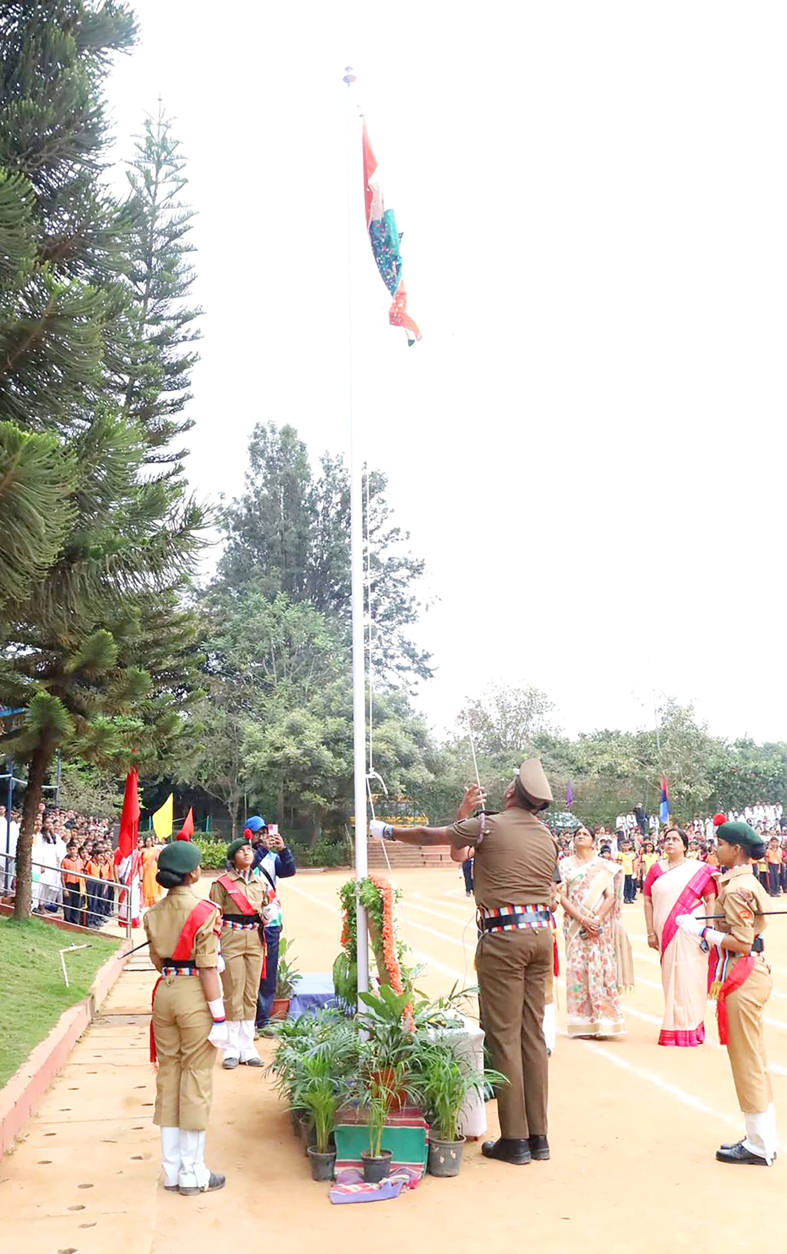 RVK – Arkavathy Celebrated 77th Republic Day – RVK CBSE-Arkavathy