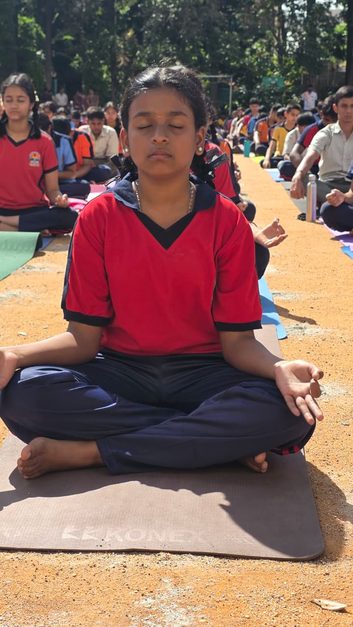 12th International Yoga Day Celebration in RVK - Arkavati (5)
