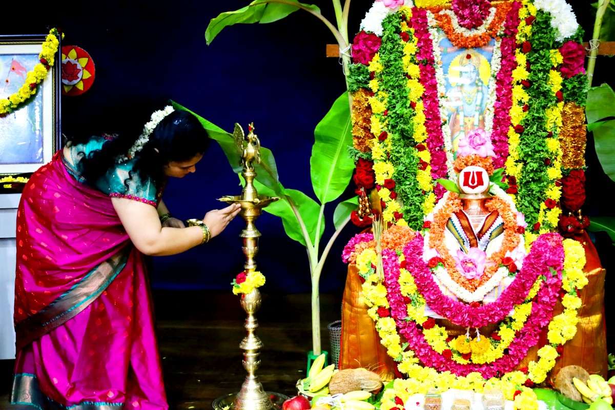 Samuhika Satyanarayana Puja Held at RVK - Arkavathy (11)